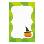 Halloween Pumpkin Witch Stationery Paper