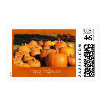 Halloween Pumpkins 4 - Happy Halloween postage