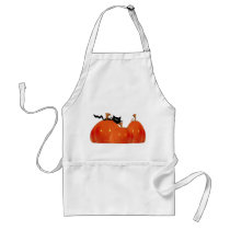 Halloween Pumpkins/Black Cat aprons