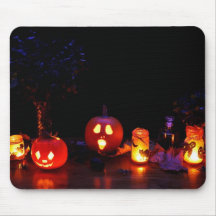 Halloween pumpkins mousepads