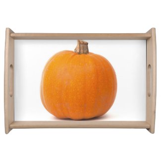 halloween pumpkins service tray