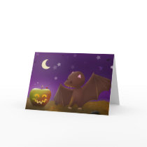 Halloween Punch Bowl - greeting card