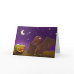 Halloween Punch Bowl - greeting card