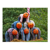 Hallowe'en pyramid post card