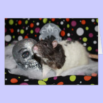 Halloween Rattie - card cards