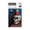 Halloween Raven - Large Postage postage