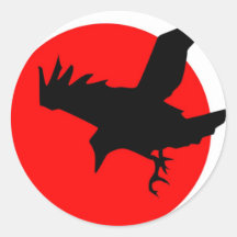 Halloween Raven Sticker