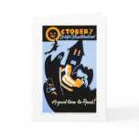 Halloween Reading 1937 WPA Cards