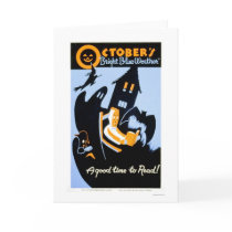 Halloween Reading 1937 WPA cards