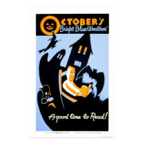 Halloween Reading 1937 WPA posters by lc_wpa Halloween Reading 1937 WPA posters