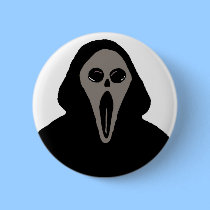 Halloween Reaper Button