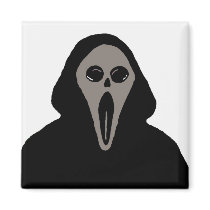 Halloween Reaper Magnet by deesbasenjis Halloween Reaper Magnet
