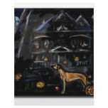 Halloween Rhodesian Ridgeback Haunted house Customized Letterhead