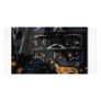 Halloween Rhodesian Ridgeback Haunted house Photo Cards