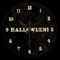 Halloween wall clocks