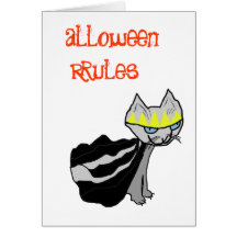 Halloween Rules with King Kitty Card