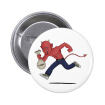 Halloween satan buttons
