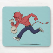 Halloween satan mousepads