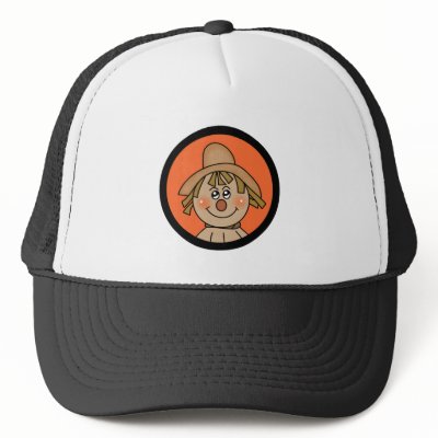 Halloween Scarecrow Trucker Hat by halloweengifts