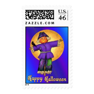 Halloween Scarecrow stamp