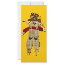Halloween Scarecrow rack cards by halloweentreats Halloween Scarecrow rack cards