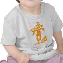 Halloween Scarecrow Silhouette Tshirt