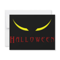 Halloween Scary Eyes invitations