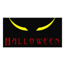 Halloween Scary Eyes photo cards