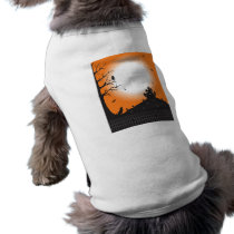 Halloween Scene pet clothing by mariabellimages Halloween Scene pet clothing