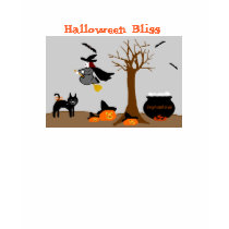 Halloween scene, Halloween Bliss shirt