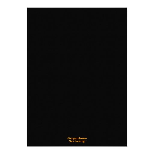 Halloween Scene Invitation