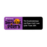 Halloween Shocktail Party Address Label
