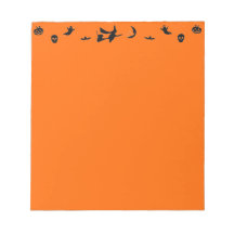 Halloween Silhouette Scratch Pad
