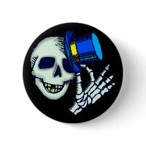 Halloween Skeleton Buttons by halloween_tshirts Halloween Skeleton Buttons