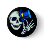 Halloween Skeleton Buttons