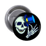 Halloween Skeleton Buttons