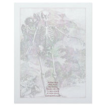 Halloween Skeleton & Cherub Custom Letterhead