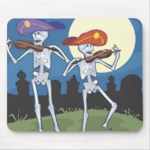 Halloween Skeleton Mousepad