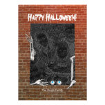 Halloween Skeleton Parts Photo Card Personalized Invitation
