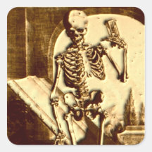 Halloween Skeleton Sticker