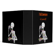 Halloween Skeleton Treats binders