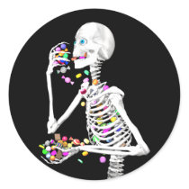 Halloween Skeleton Treats stickers by Peerdrops Halloween Skeleton Treats stickers