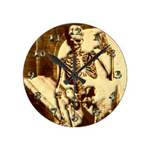 Halloween Skeleton Wallclock