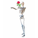 Halloween Skeleton With Rose t-shirts
