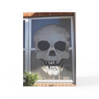 Halloween Skull Card card