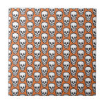 Halloween skull pattern tiles