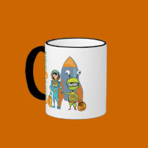 Halloween Space Cadet mugs