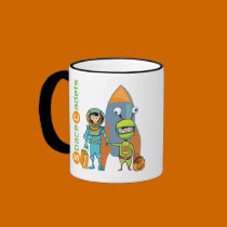 Halloween Space Cadets mugs