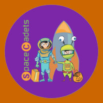 Halloween Space Cadets stickers