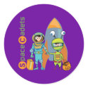 Halloween Space Cadets stickers